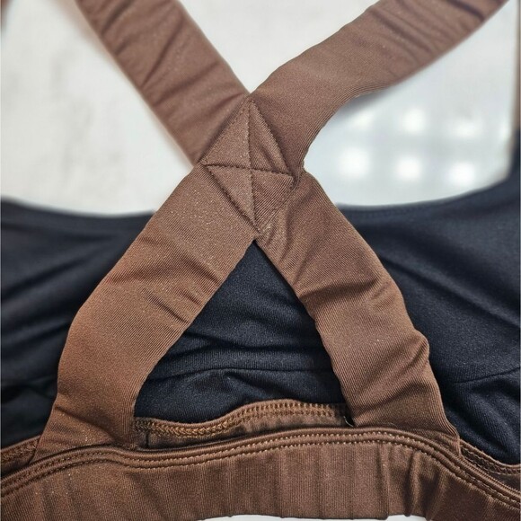 Joy Lab Mixed Metallic High Shine Elevated Basic Wireless Sports Bra Size XS - Picture 13 of 13